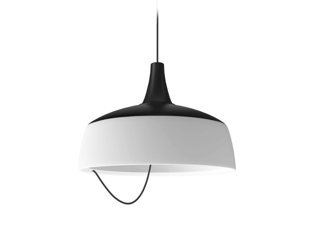 ROBIN 10638 | BARNA PENDANT GRAND - MATTE BLACK AND MATTE WHITE