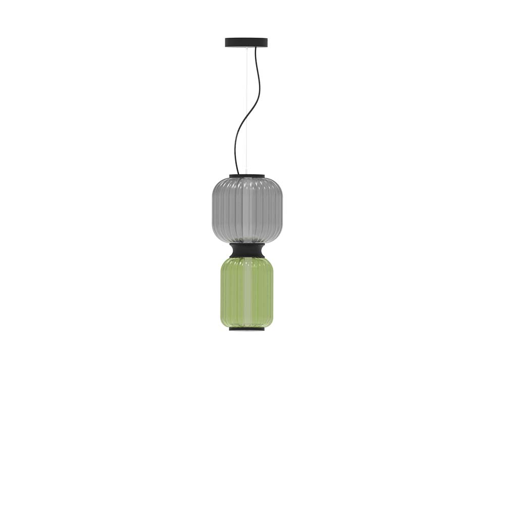ROBIN 10744 | GREENBERRY PENDANT - GREEN & GREY