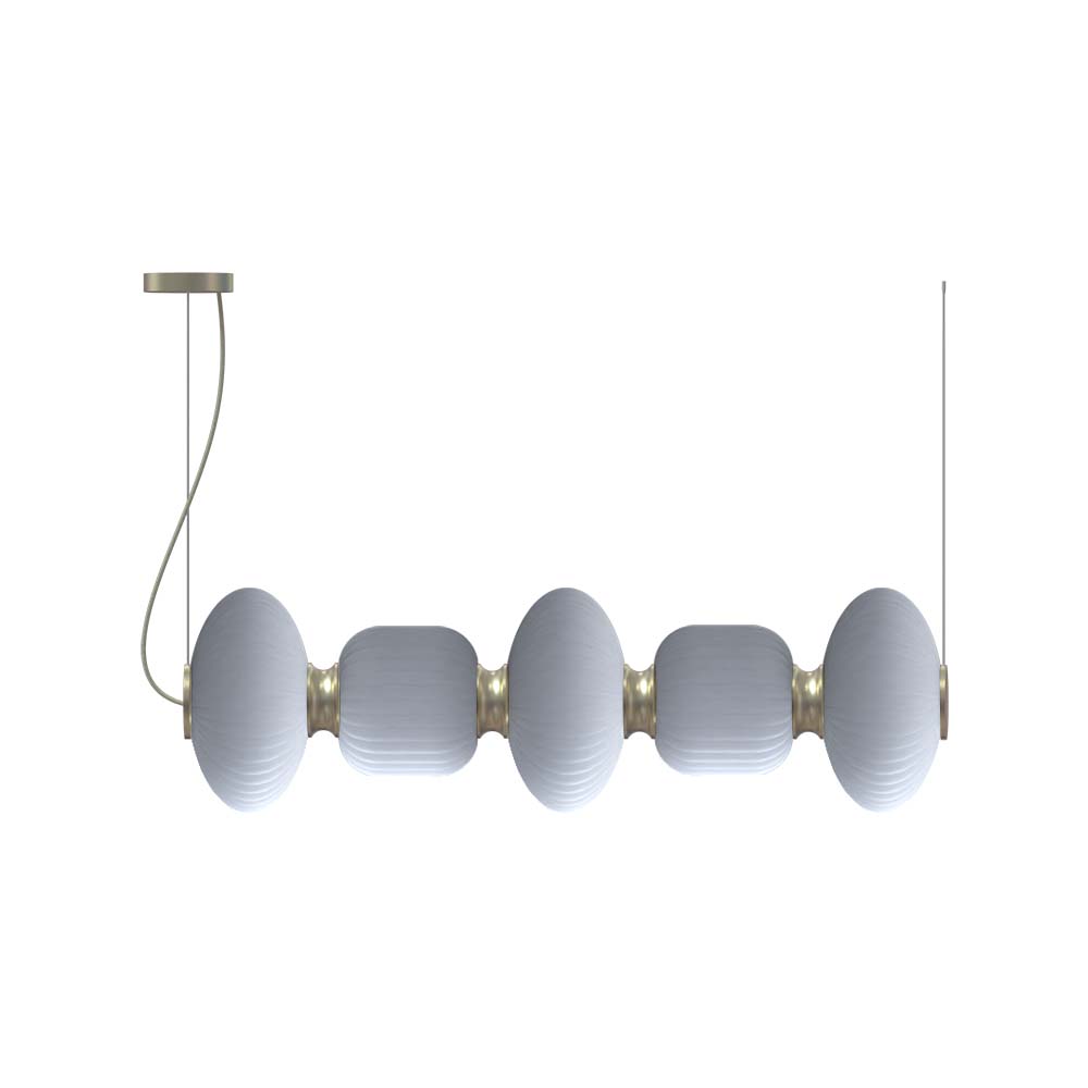 ROBIN 10904 | WHITEBERRIES PENDANT GLOW QUINTED - GOLD