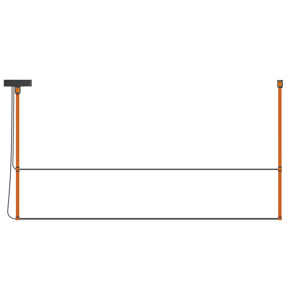 ROBIN 10447 | RENÉ PENDANT HORIZONTAL DUO 160 - ORANGE