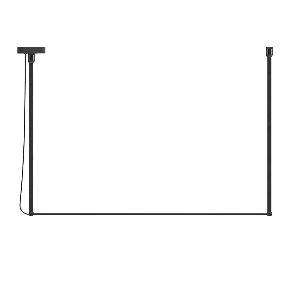 ROBIN 09571 | RENÉ PENDANT HORIZONTAL MONO 120 - MATTE BLACK