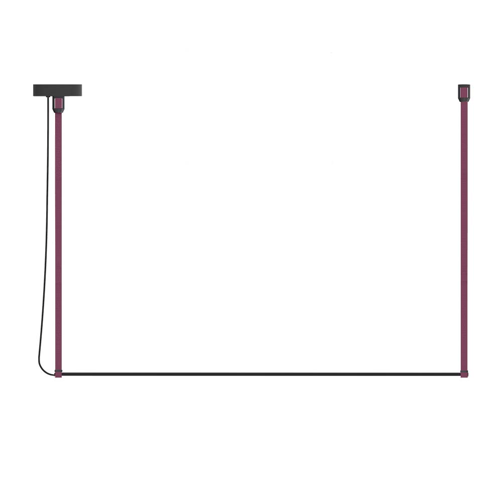 ROBIN 09595 | RENÉ PENDANT HORIZONTAL MONO 120 - BURGUNDY