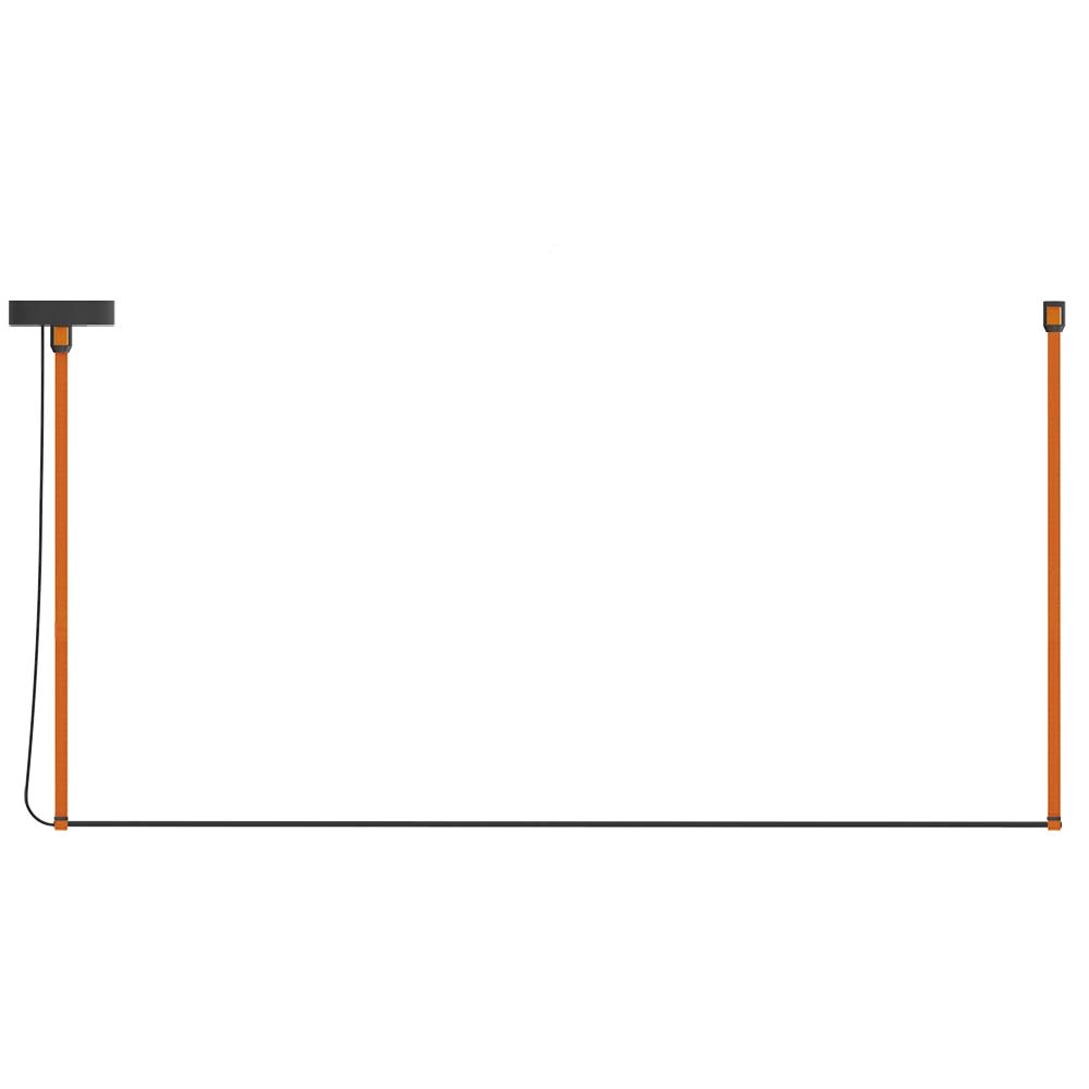 ROBIN 09618 | RENÉ PENDANT HORIZONTAL MONO 160 - ORANGE