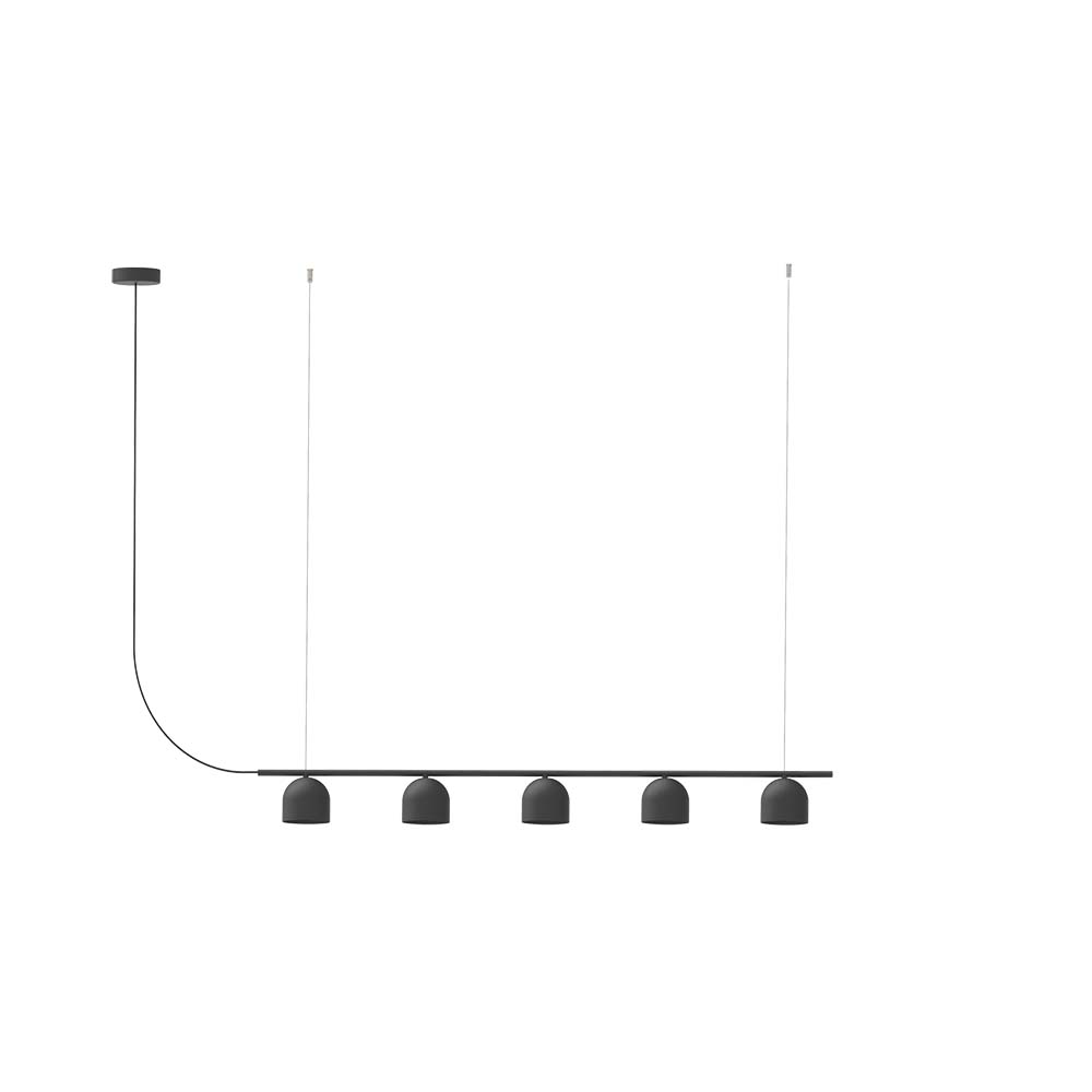 ROBIN 10270 | RIO PENDANT CHANDELIER LINEAR 9 - MATTE BLACK