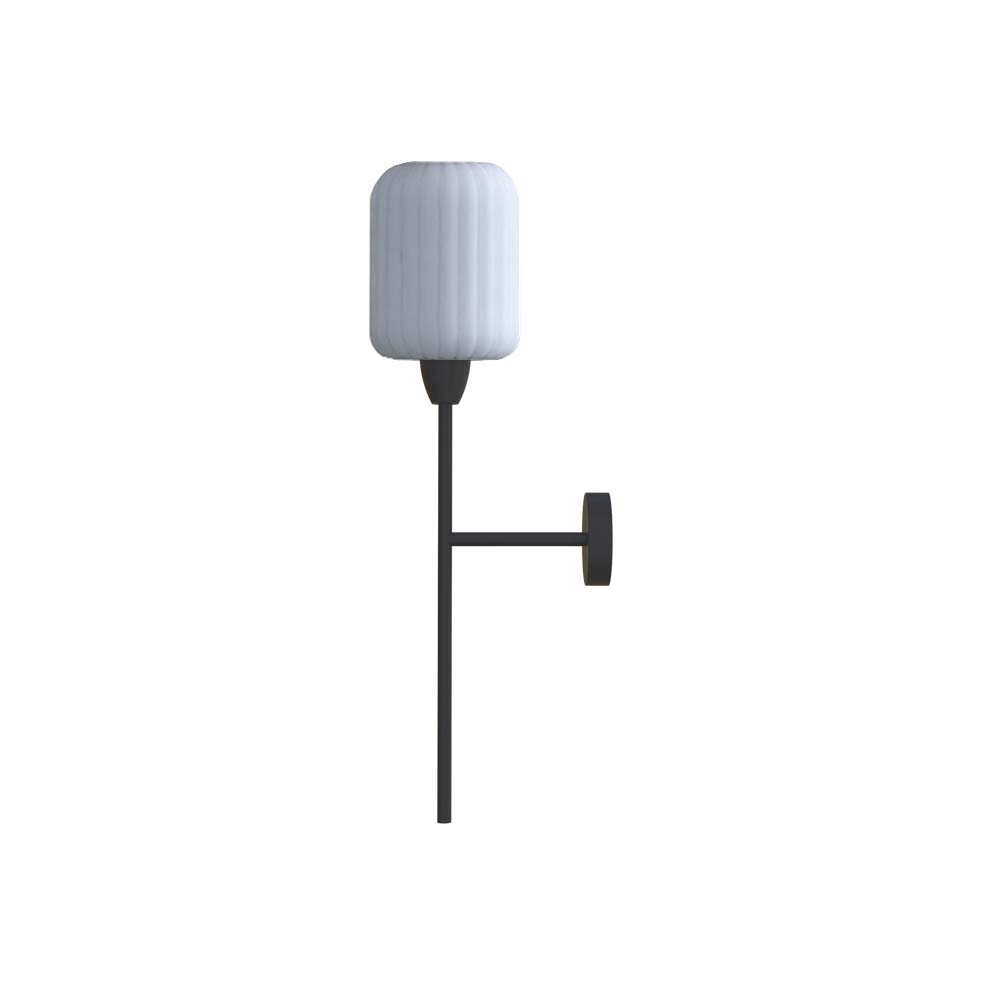ROBIN 10683 | WHITEBERRY WALL LANTERN - MATTE BLACK