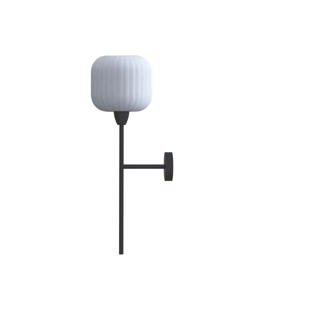 ROBIN 10690 | WHITEBERRY WALL ORB - MATTE BLACK