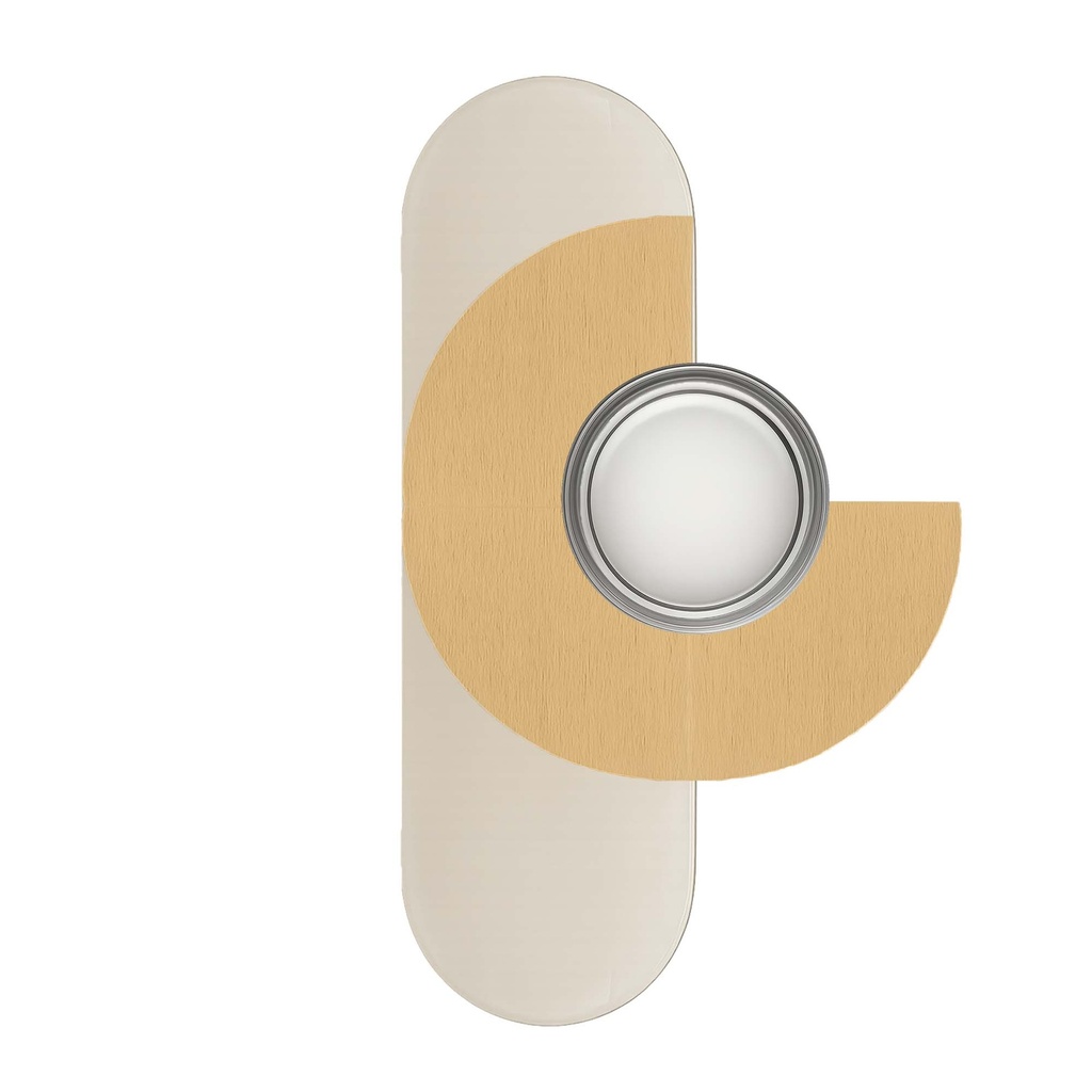 ROBIN 11567 | BRERA WALL ARCO TREQUARTI - BRUSHED PALE GOLD