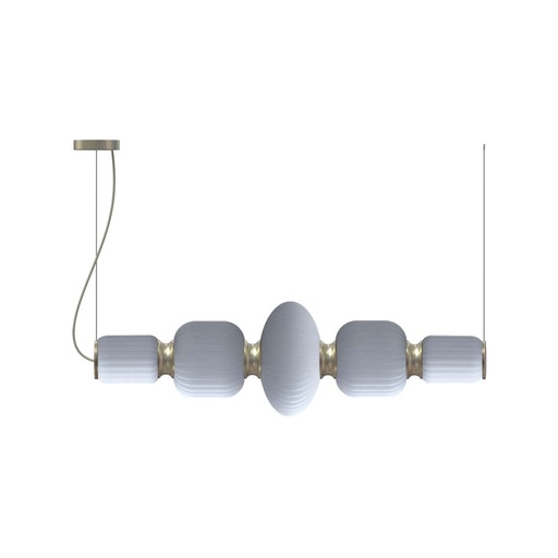 [ROB-10867] ROBIN 10867 | WHITEBERRIES PENDANT MIX QUINTED - GOLD