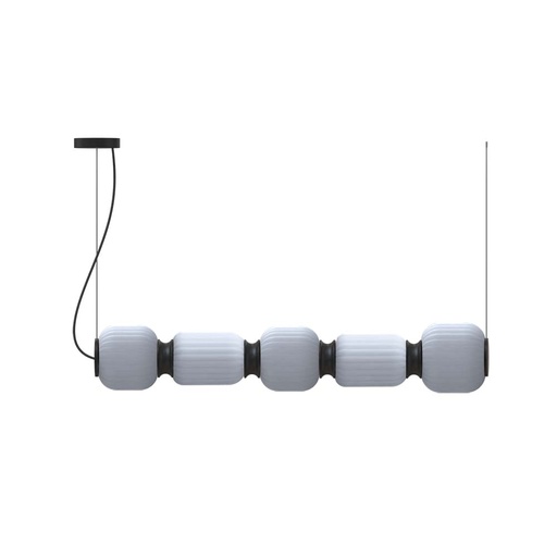 [ROB-10874] ROBIN 10874 | WHITEBERRIES PENDANT ECHO QUINTED - MATTE BLACK