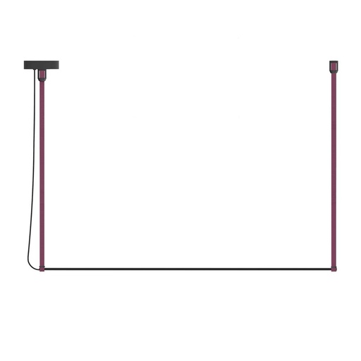[ROB-09595] ROBIN 09595 | RENÉ PENDANT HORIZONTAL MONO 120 - BURGUNDY