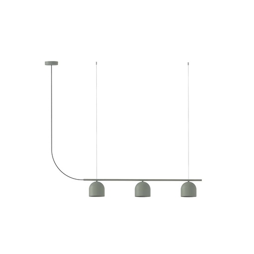 [ROB-09120] ROBIN 09120 | RIO PENDANT CHANDELIER LINEAR 3 - GREEN