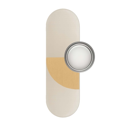 [ROB-11543] ROBIN 11543 | BRERA WALL ARCO QUARTO - BRUSHED PALE GOLD