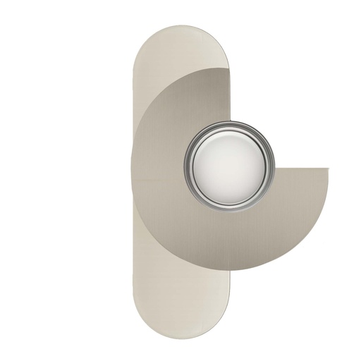 [ROB-11598] ROBIN 11598 | BRERA WALL ARCO TREQUARTI - BRUSHED WARM STEEL