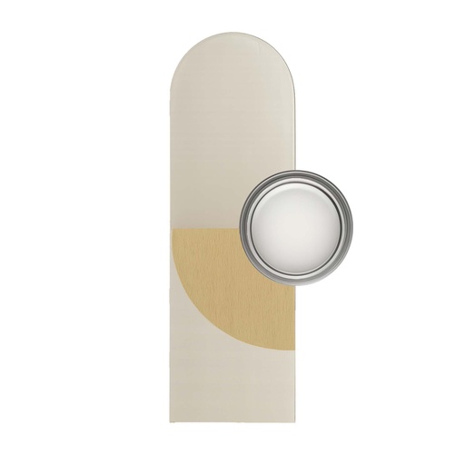 [ROB-11604] ROBIN 11604 | BRERA WALL LINEA QUARTO - BRUSHED PALE GOLD
