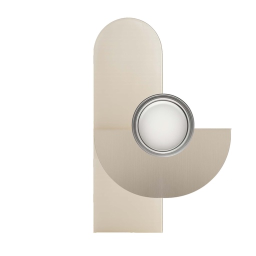 [ROB-11642] ROBIN 11642 | BRERA WALL LINEA MEZZO - BRUSHED WARM STEEL