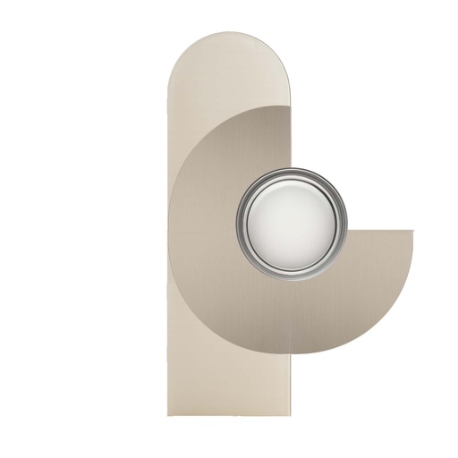 [ROB-11659] ROBIN 11659 | BRERA WALL LINEA TREQUARTI - BRUSHED WARM STEEL