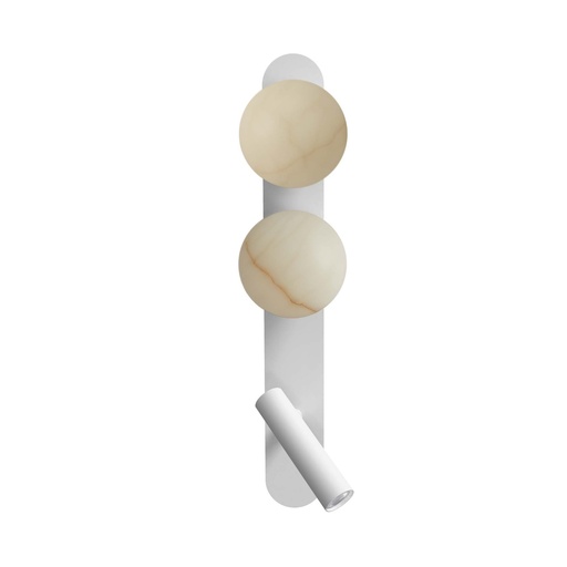 [ROB-10607] ROBIN 10607 | BUBBLE WALL ALABASTER - MATTE WHITE