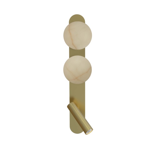 [ROB-09823] ROBIN 09823 | BUBBLE WALL ALABASTER - GOLD
