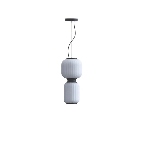 [ROB-10645-2700] ROBIN 10645-2700 | WHITEBERRY PENDANT ECHO - MATTE BLACK - 2700°K